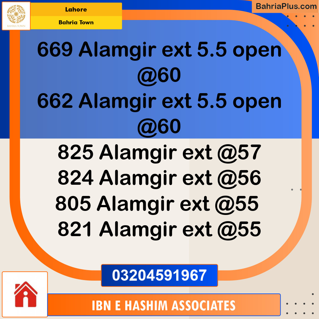 Residential Plot for Sale in Bahria Town, Lahore - (BP-119408)