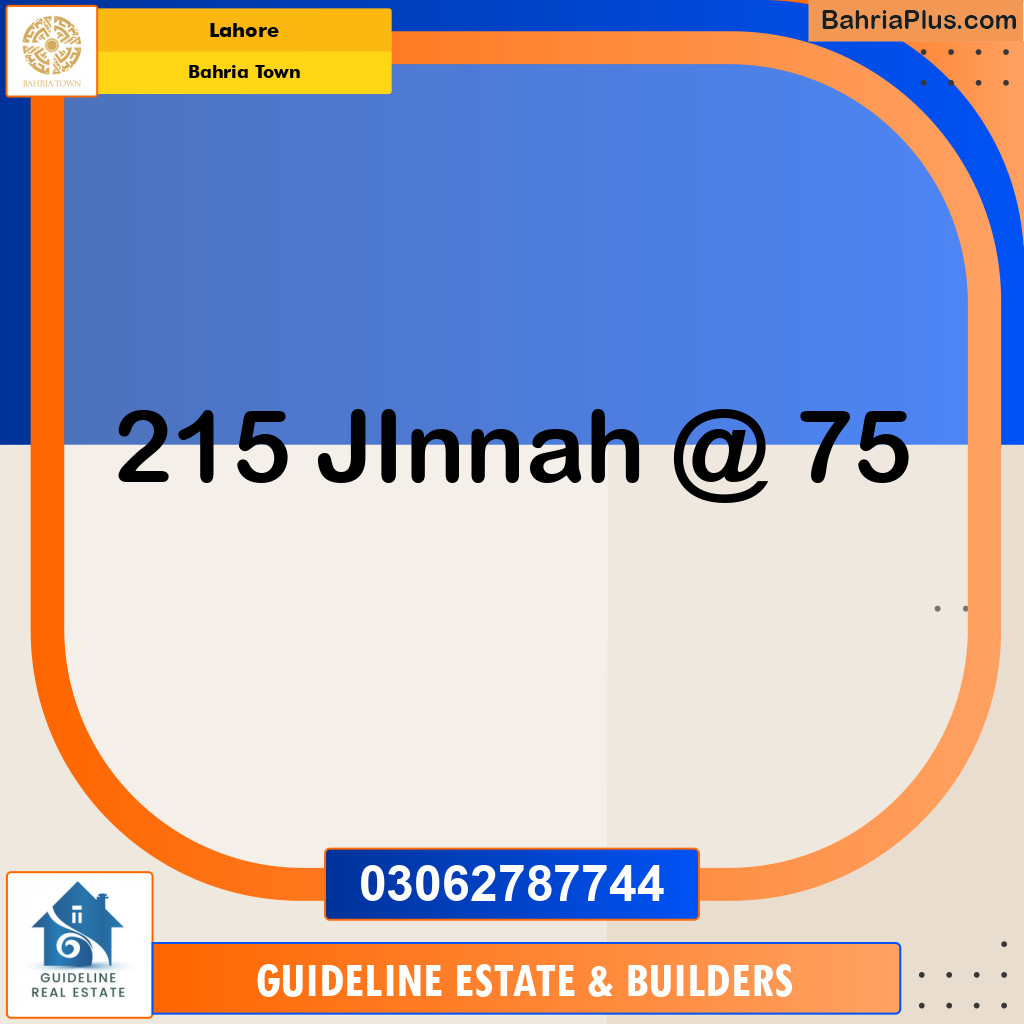 Residential Plot for Sale in Bahria Town, Lahore - (BP-119438)