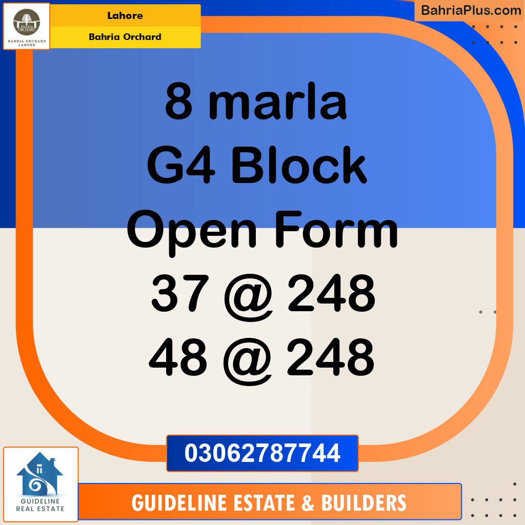 Commercial Plot for Sale in Bahria Orchard, Lahore - (BP-119485)