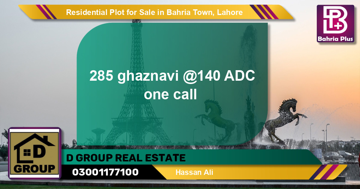 Residential Plot for Sale in Bahria Town, Lahore - (BP-119523)