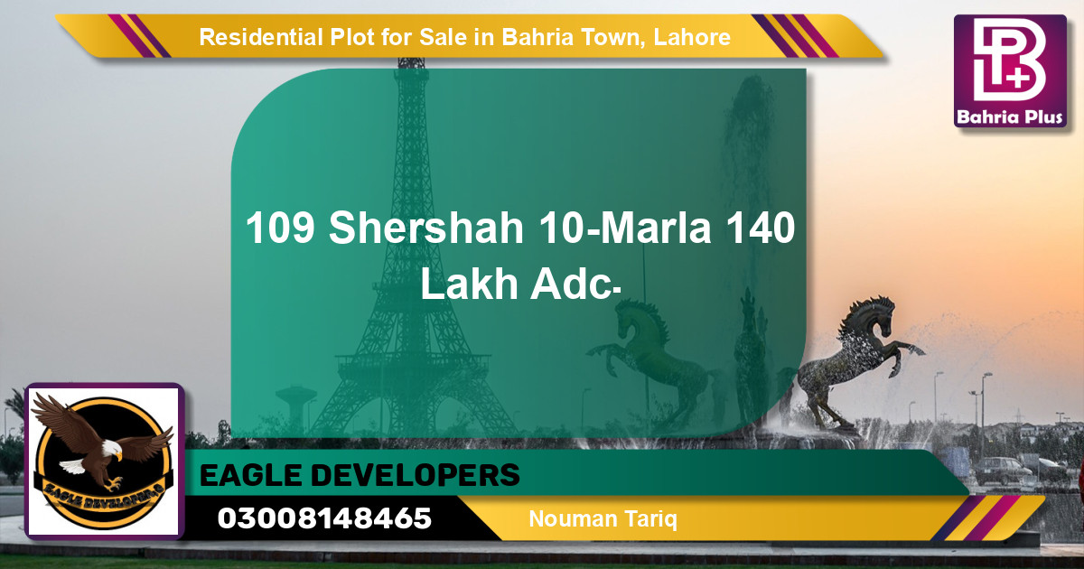 Residential Plot for Sale in Bahria Town, Lahore - (BP-119537)