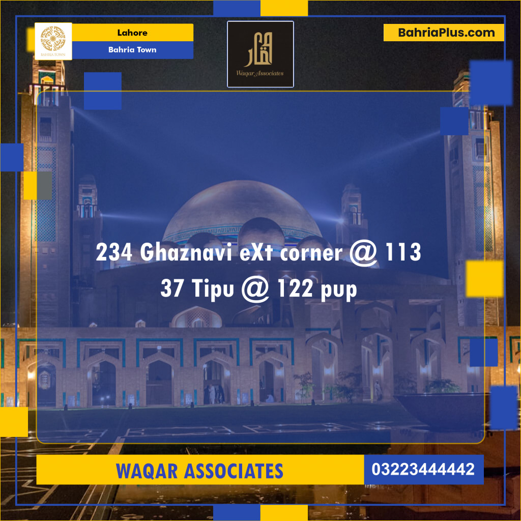 Residential Plot for Sale in Bahria Town, Lahore - (BP-119723)