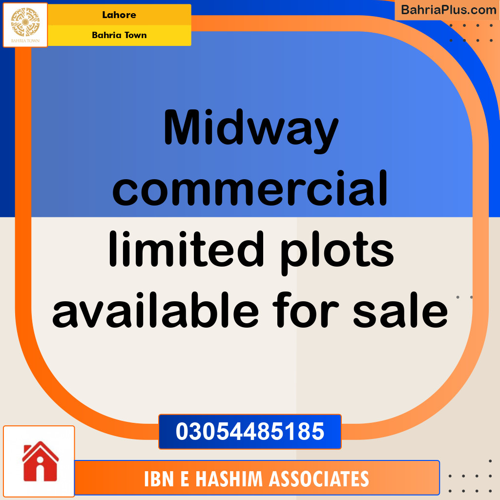 Commercial Plot for Sale in Bahria Town, Lahore - (BP-119737)