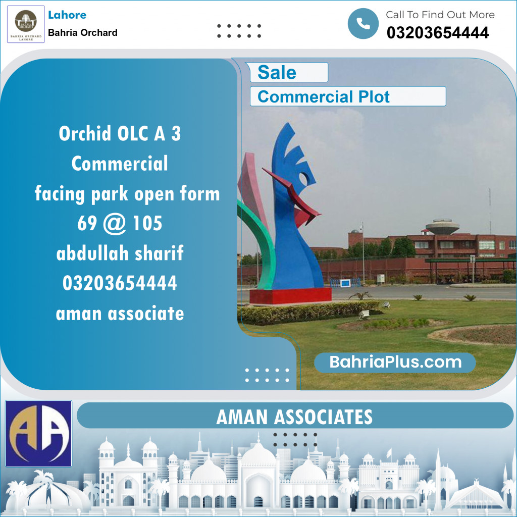 Commercial Plot for Sale in Bahria Orchard, Lahore - (BP-119776)