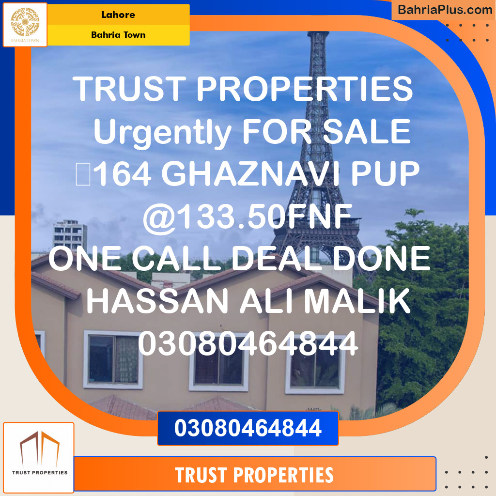 Residential Plot for Sale in Bahria Town, Lahore - (BP-119823)