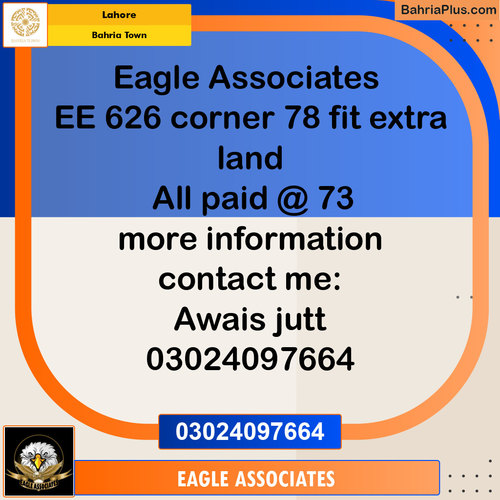 Residential Plot for Sale in Bahria Town, Lahore - (BP-120022)