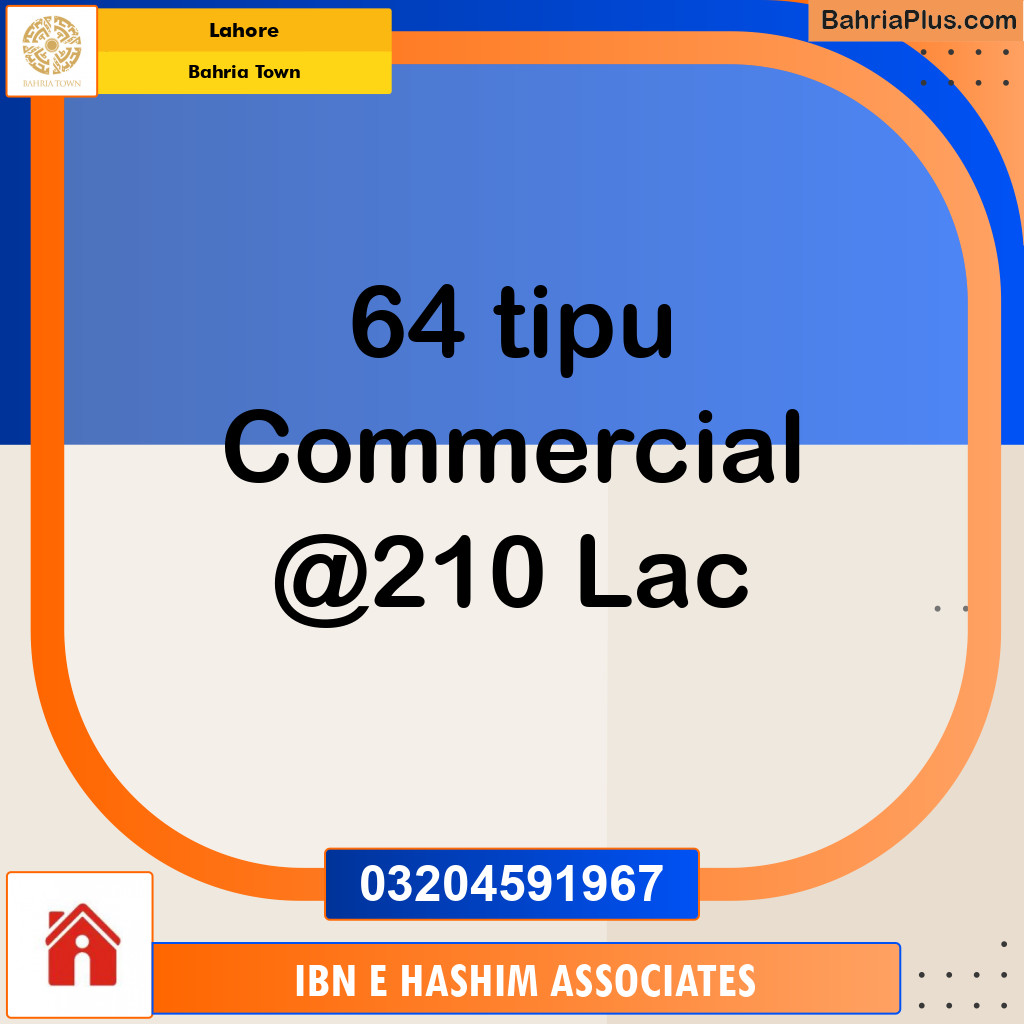 Commercial Plot for Sale in Bahria Town, Lahore - (BP-120059)