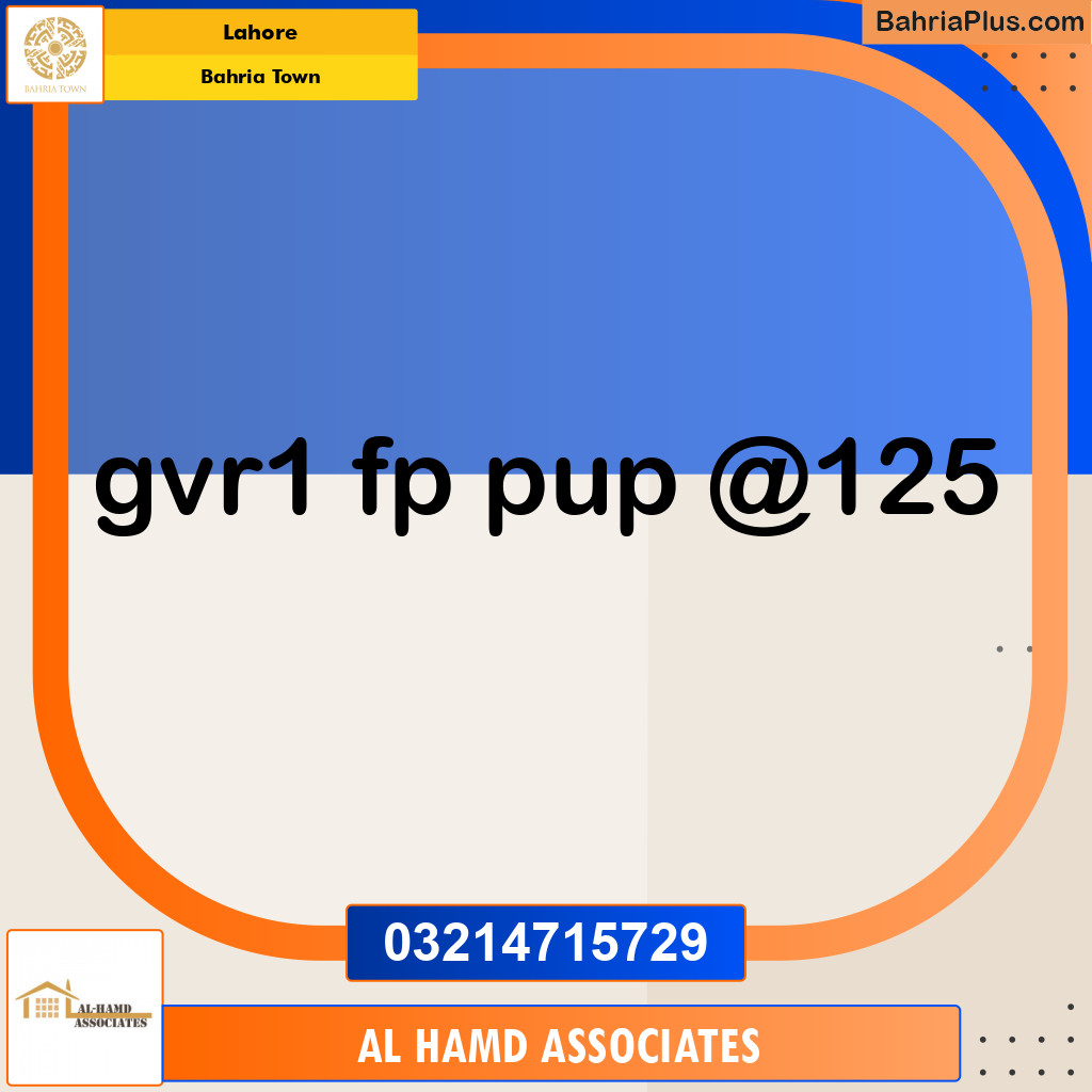 Residential Plot for Sale in Golf Phase 1 -  Bahria Town, Lahore - (BP-120448)