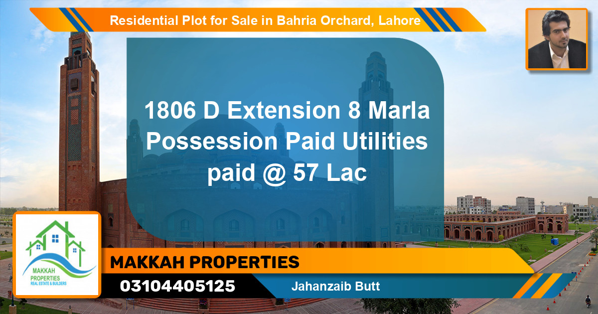 Residential Plot for Sale in Bahria Orchard, Lahore - (BP-120769)