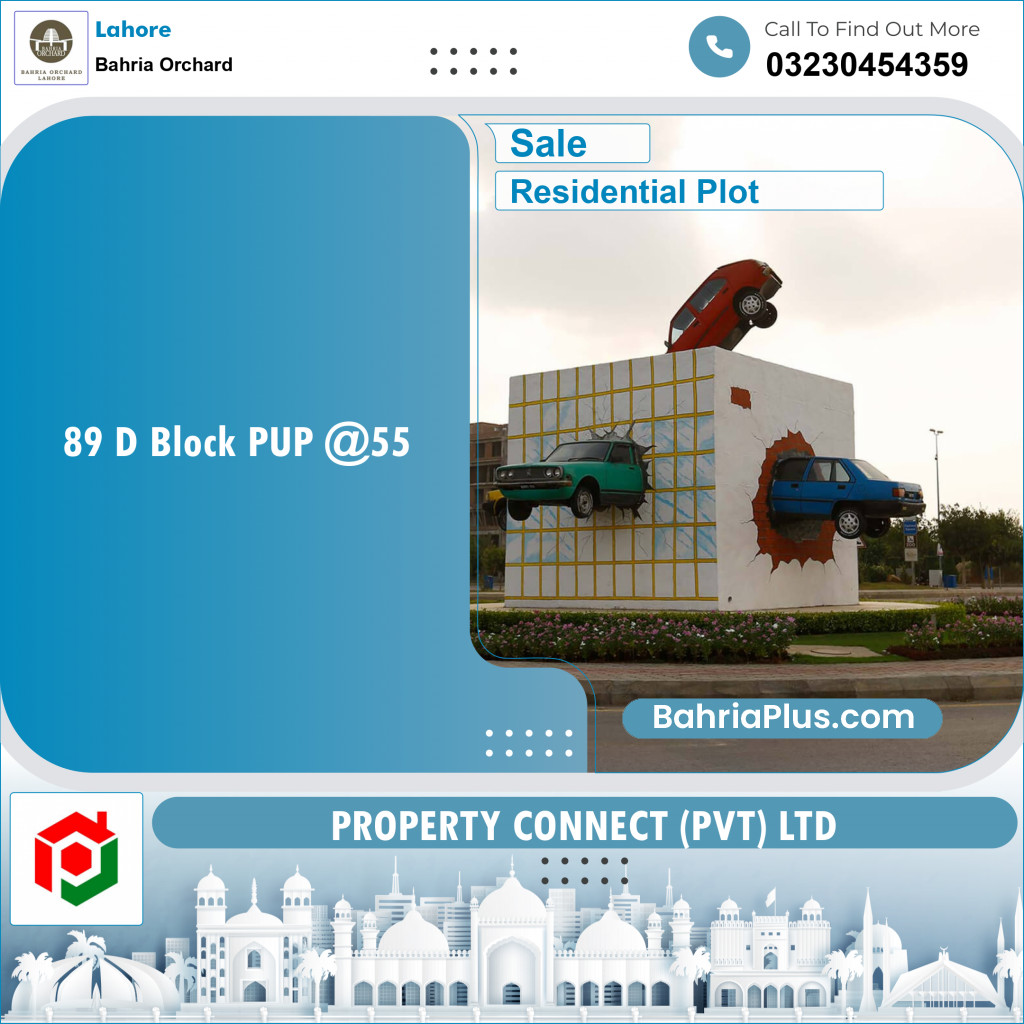 Residential Plot for Sale in Phase 2 - D Block -  Bahria Orchard, Lahore - (BP-121370)