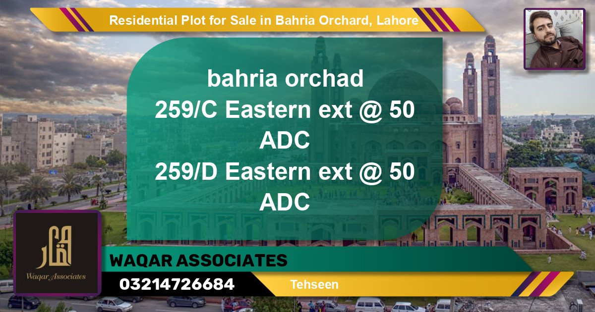 Residential Plot for Sale in Bahria Orchard, Lahore - (BP-121427)