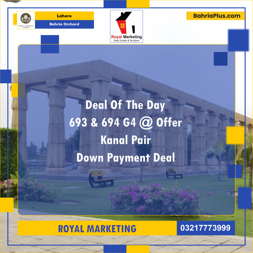 Residential Plot for Sale in Bahria Orchard, Lahore - (BP-121732)