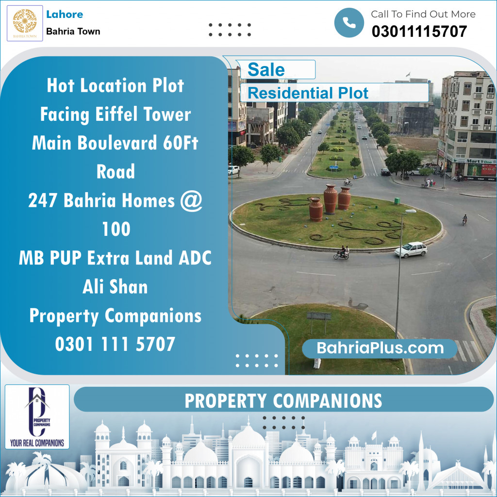 Residential Plot for Sale in Sector E - Bahria Homes -  Bahria Town, Lahore - (BP-121969)