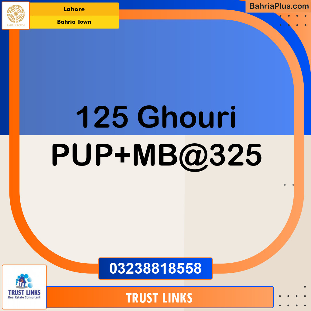 Residential Plot for Sale in Sector B - Ghouri Block -  Bahria Town, Lahore - (BP-121984)