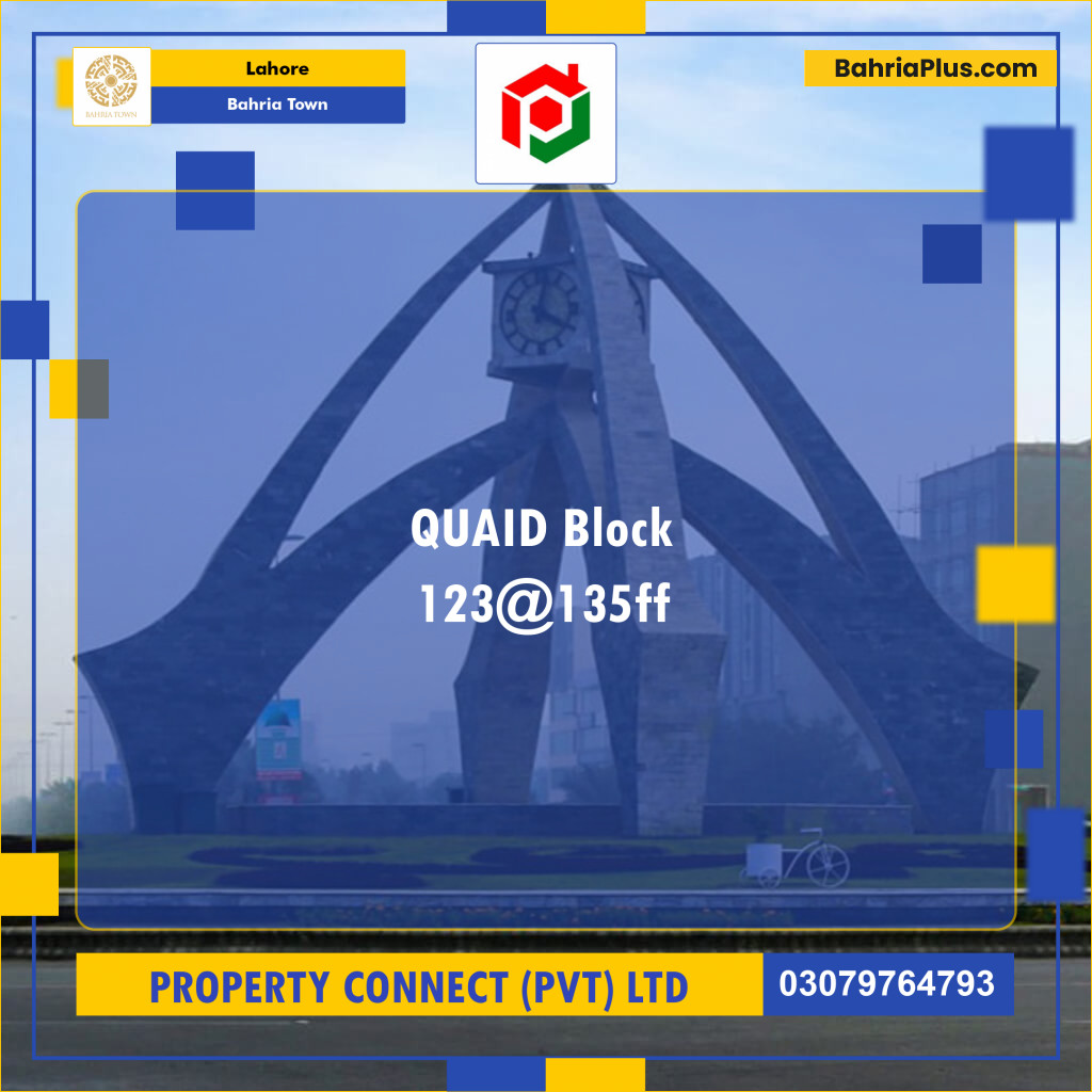 Residential Plot for Sale in Sector E - Quaid Block -  Bahria Town, Lahore - (BP-122289)