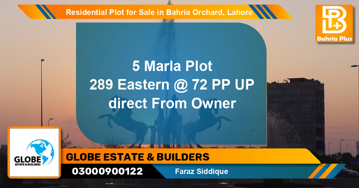 Residential Plot for Sale in Bahria Orchard, Lahore - (BP-122345)