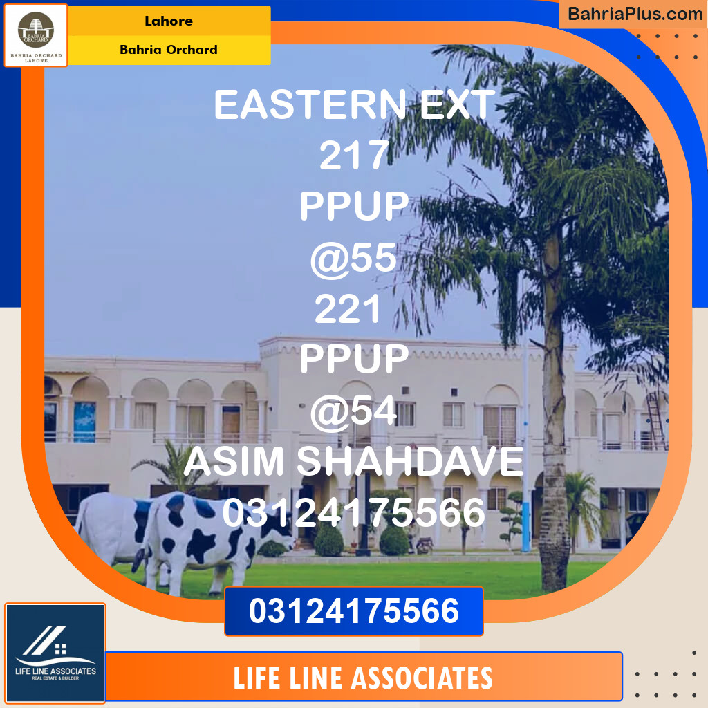 Residential Plot for Sale in Bahria Orchard, Lahore - (BP-122514)