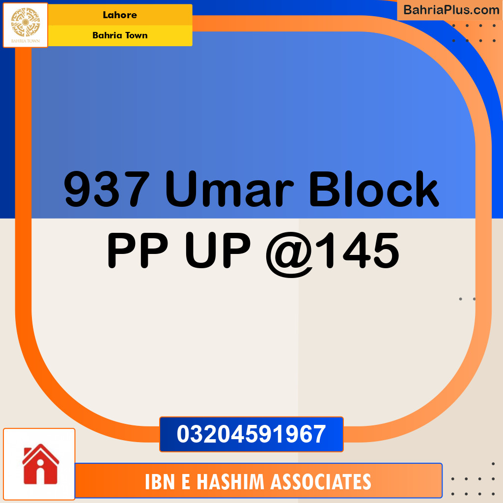 Residential Plot for Sale in Bahria Town, Lahore - (BP-122995)