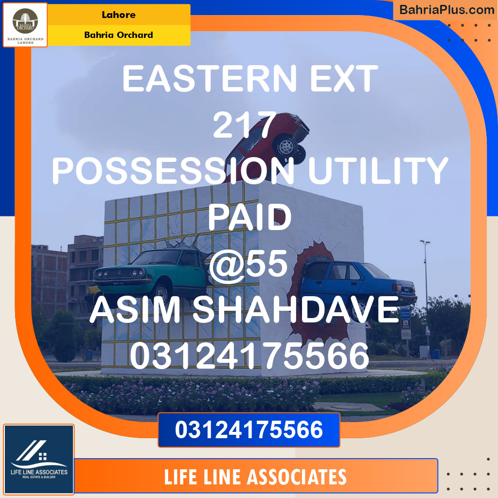 Residential Plot for Sale in Bahria Orchard, Lahore - (BP-123377)