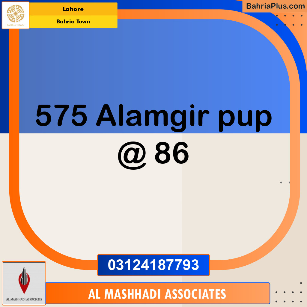Residential Plot for Sale in Bahria Town, Lahore - (BP-123547)