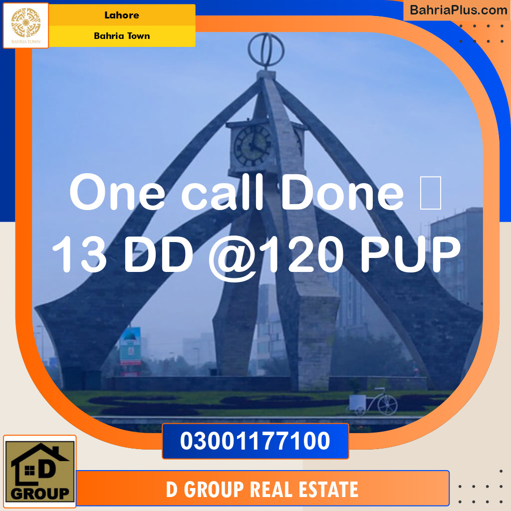 Residential Plot for Sale in Bahria Town, Lahore - (BP-123573)