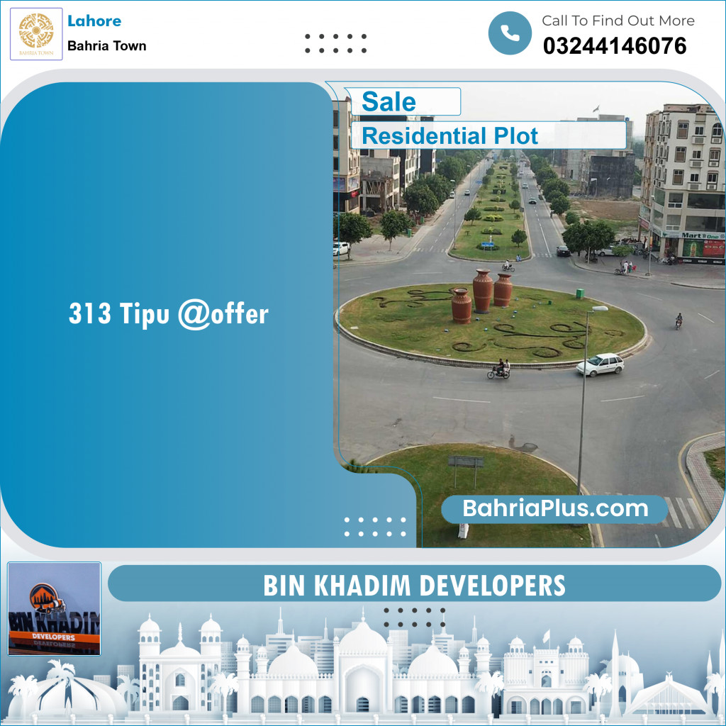 Residential Plot for Sale in Bahria Town, Lahore - (BP-123787)