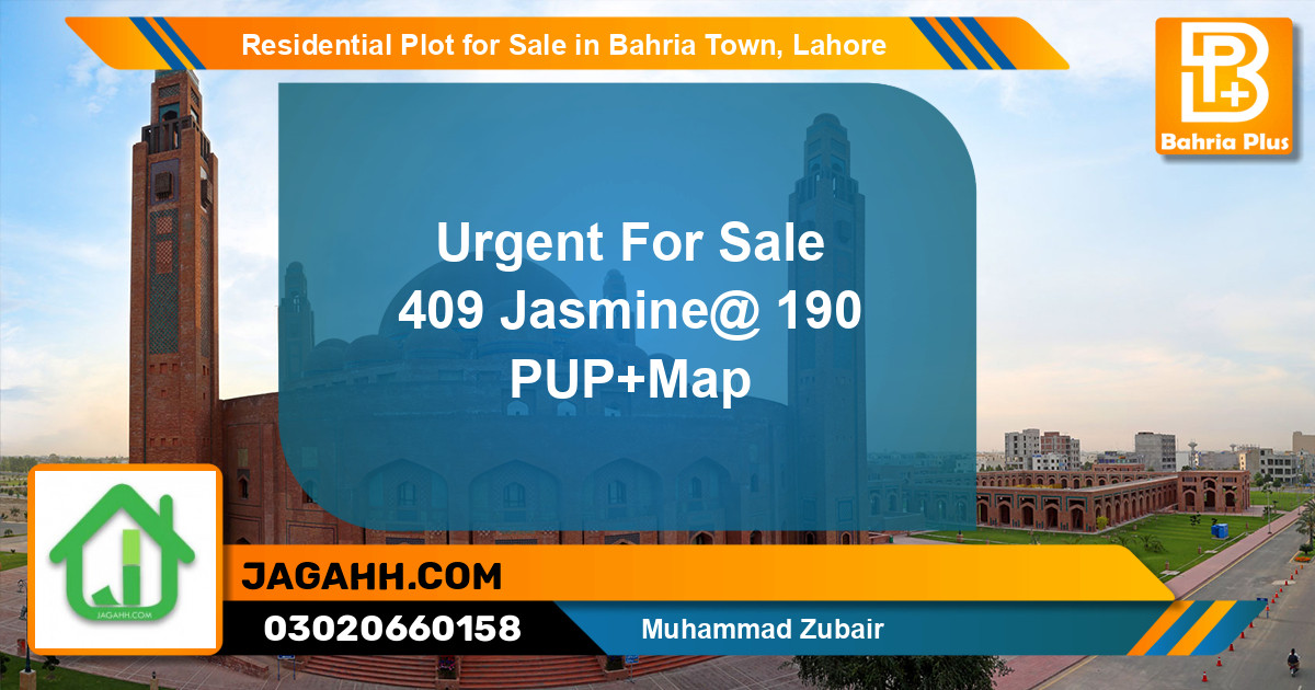 Residential Plot for Sale in Bahria Town, Lahore - (BP-123848)