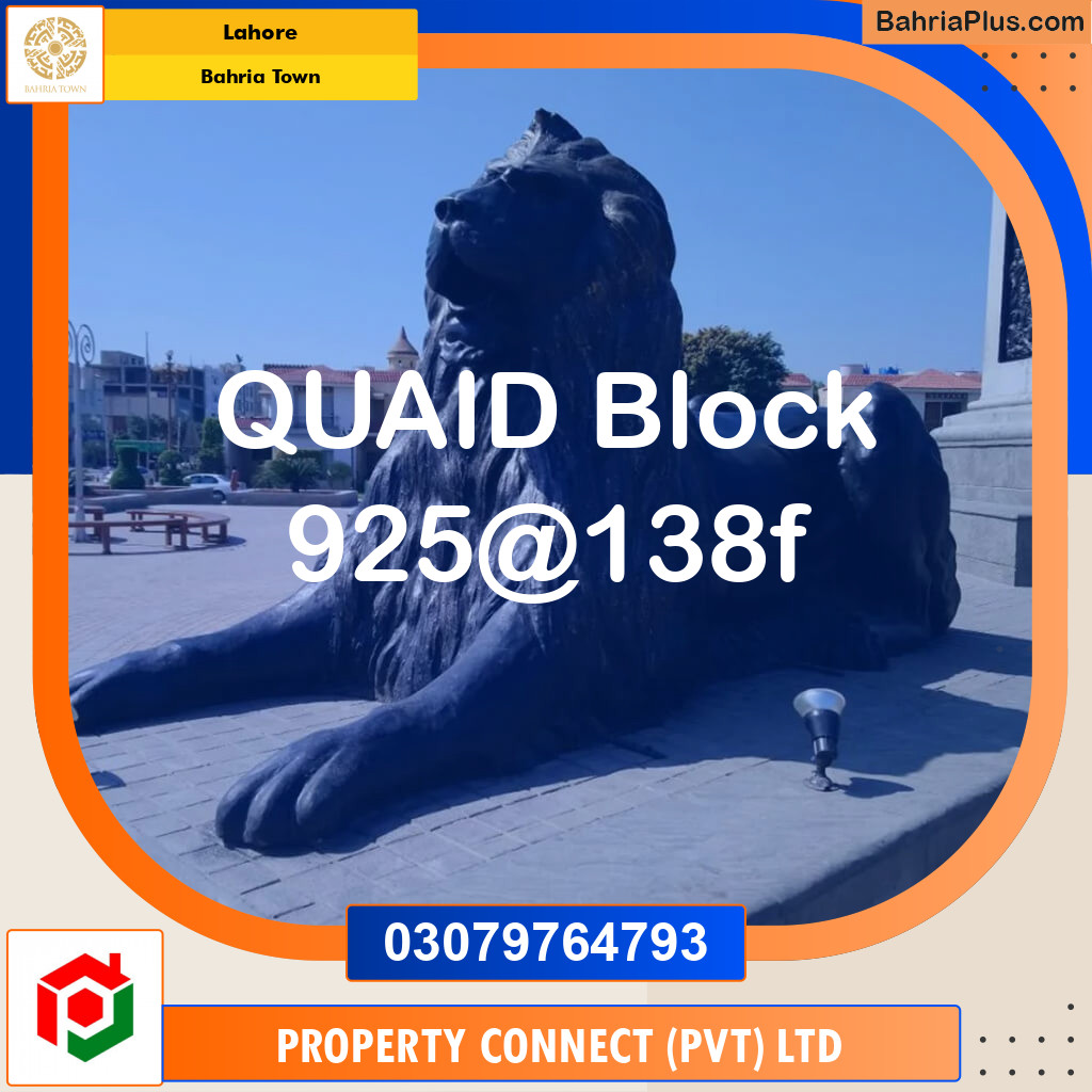 Residential Plot for Sale in Bahria Town, Lahore - (BP-123884)