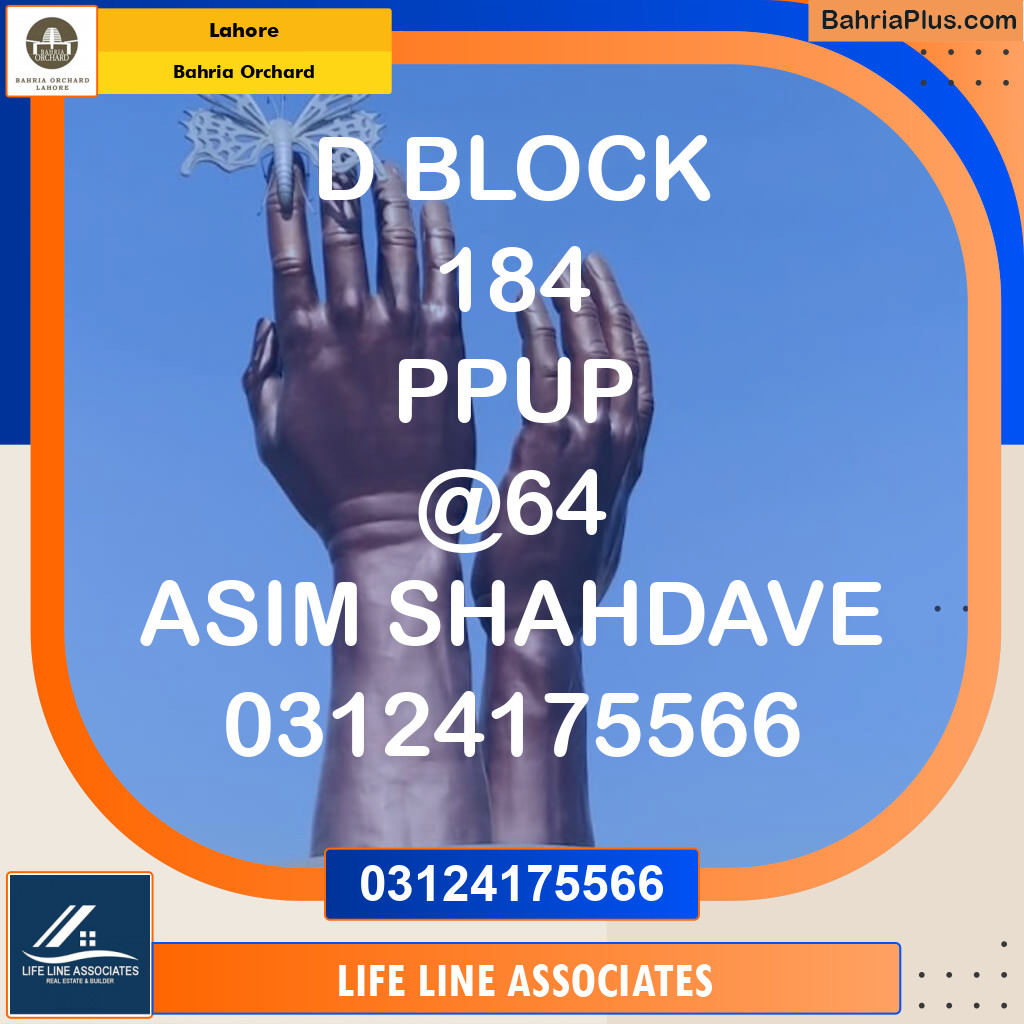 Residential Plot for Sale in Bahria Orchard, Lahore - (BP-124292)