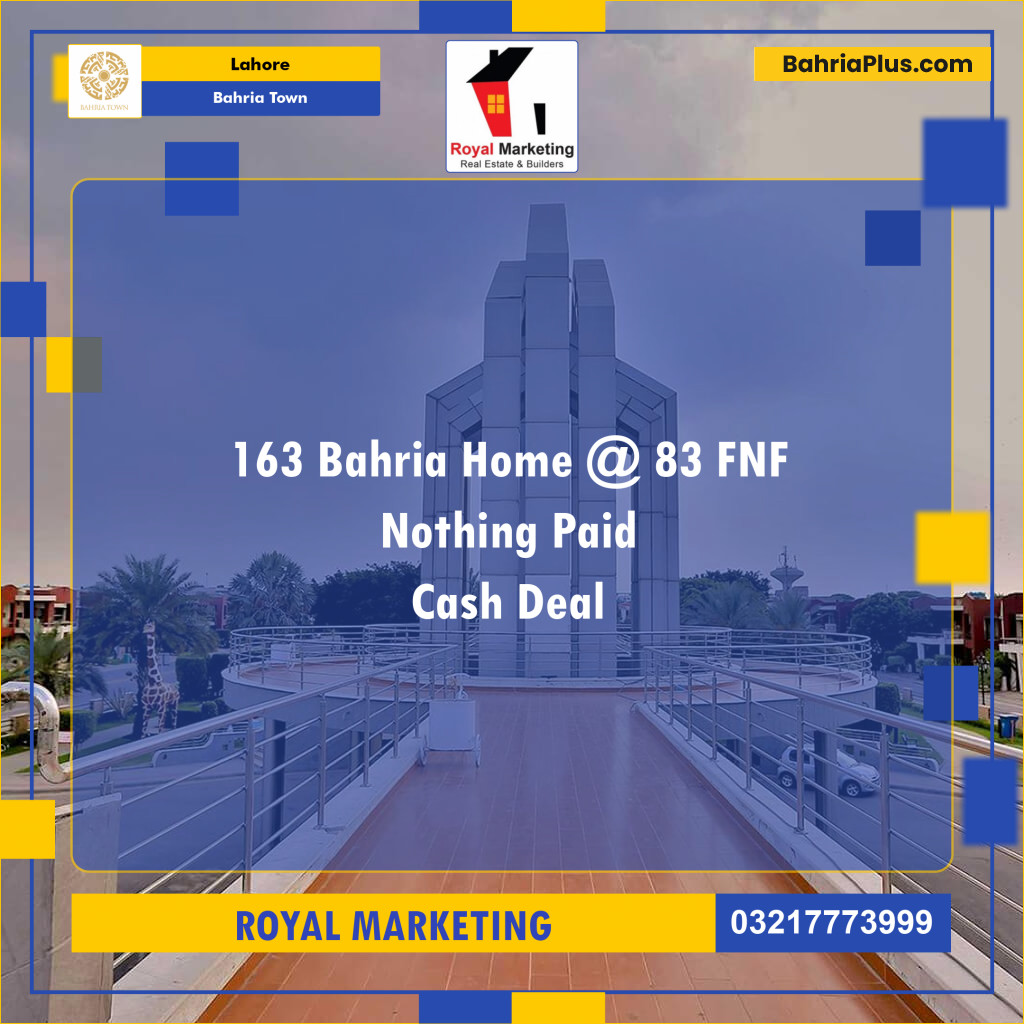 Residential Plot for Sale in Bahria Town, Lahore - (BP-124360)