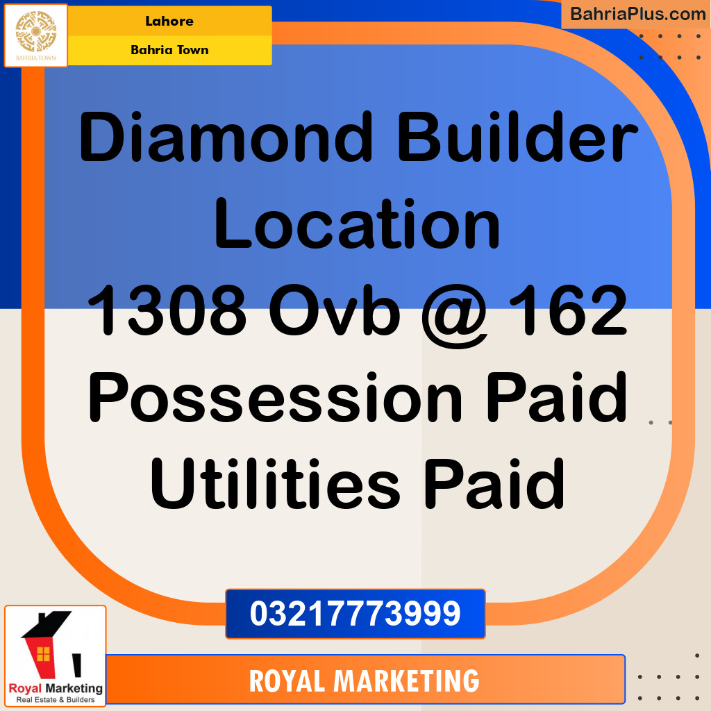 Residential Plot for Sale in Bahria Town, Lahore - (BP-124495)