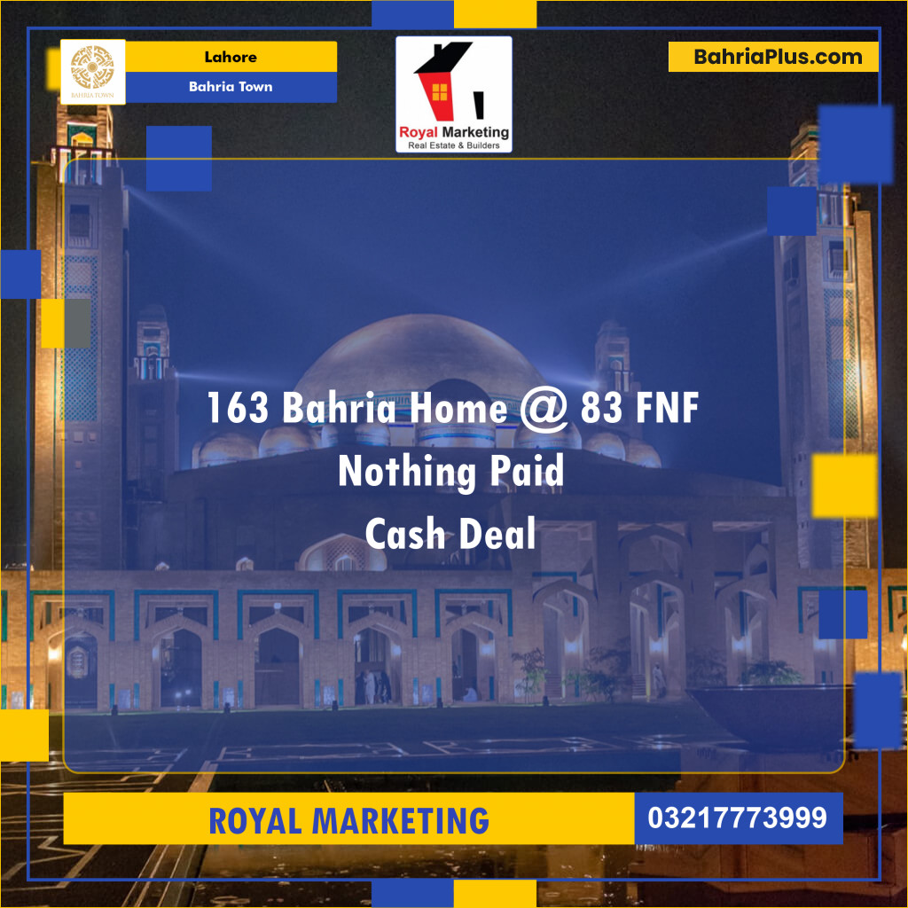Residential Plot for Sale in Bahria Town, Lahore - (BP-124561)