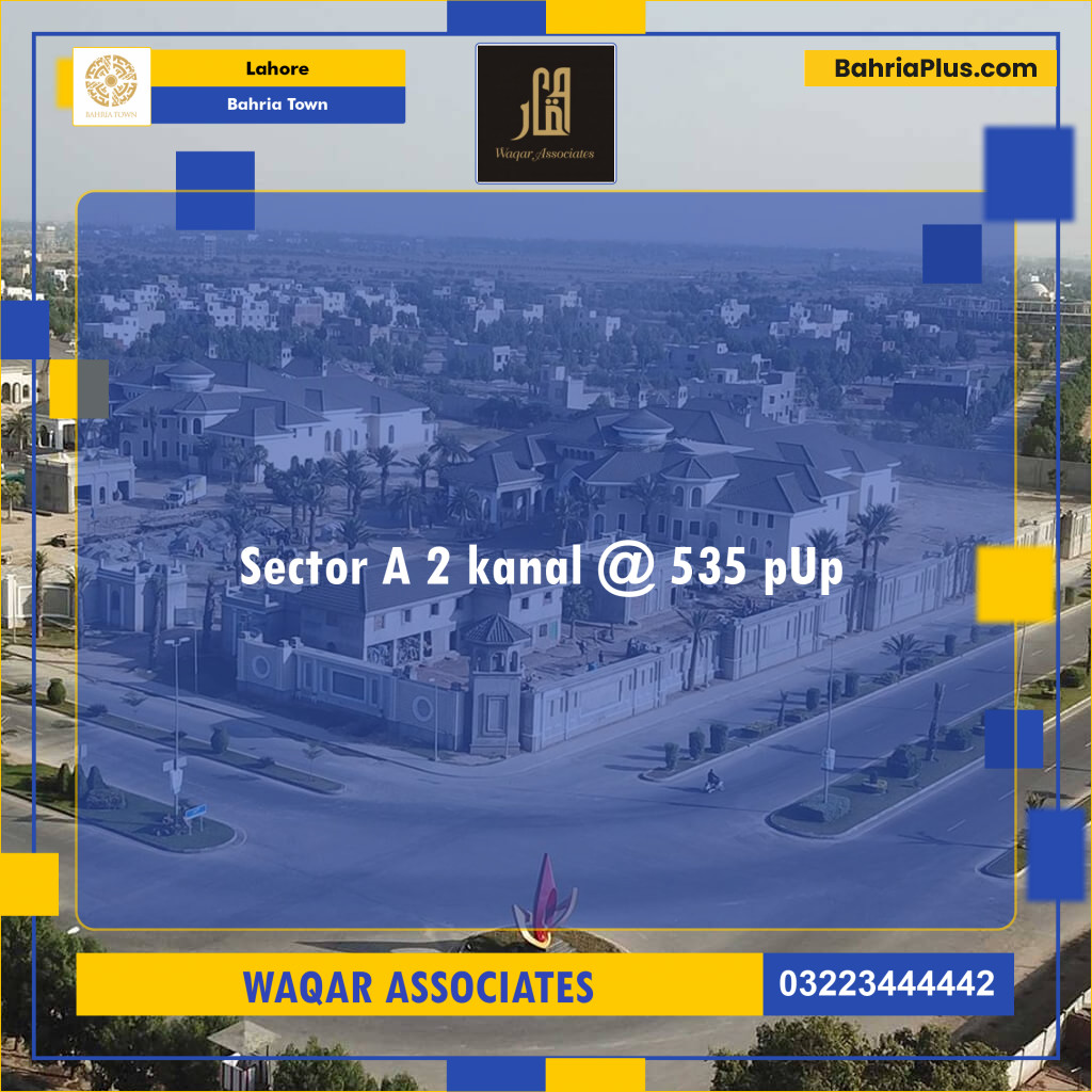 Residential Plot for Sale in Bahria Town, Lahore - (BP-124731)