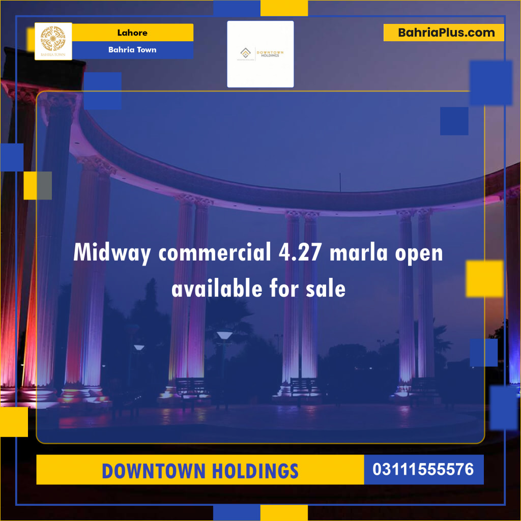 Residential Plot for Sale in Bahria Town, Lahore - (BP-124945)