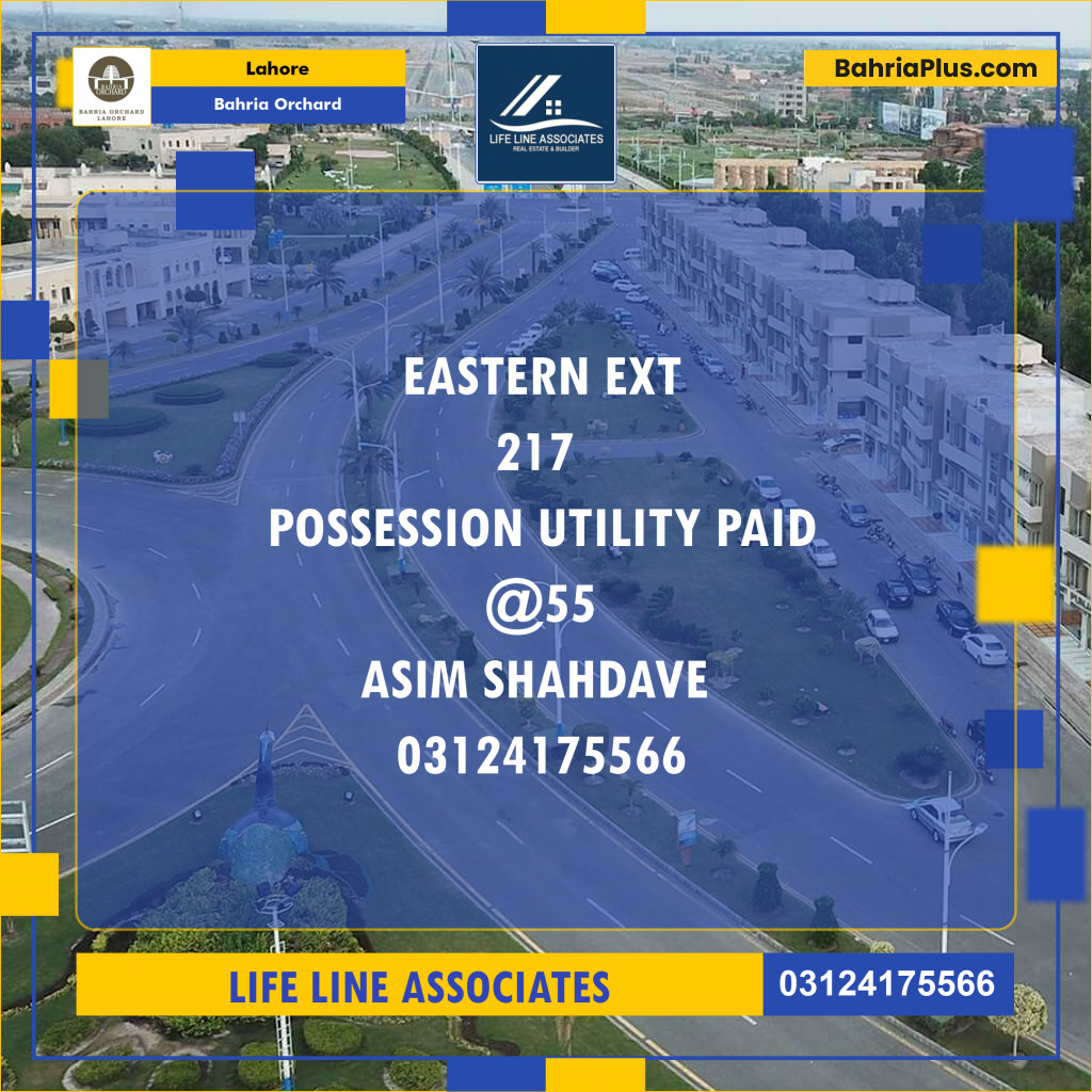 Residential Plot for Sale in Bahria Orchard, Lahore - (BP-124990)