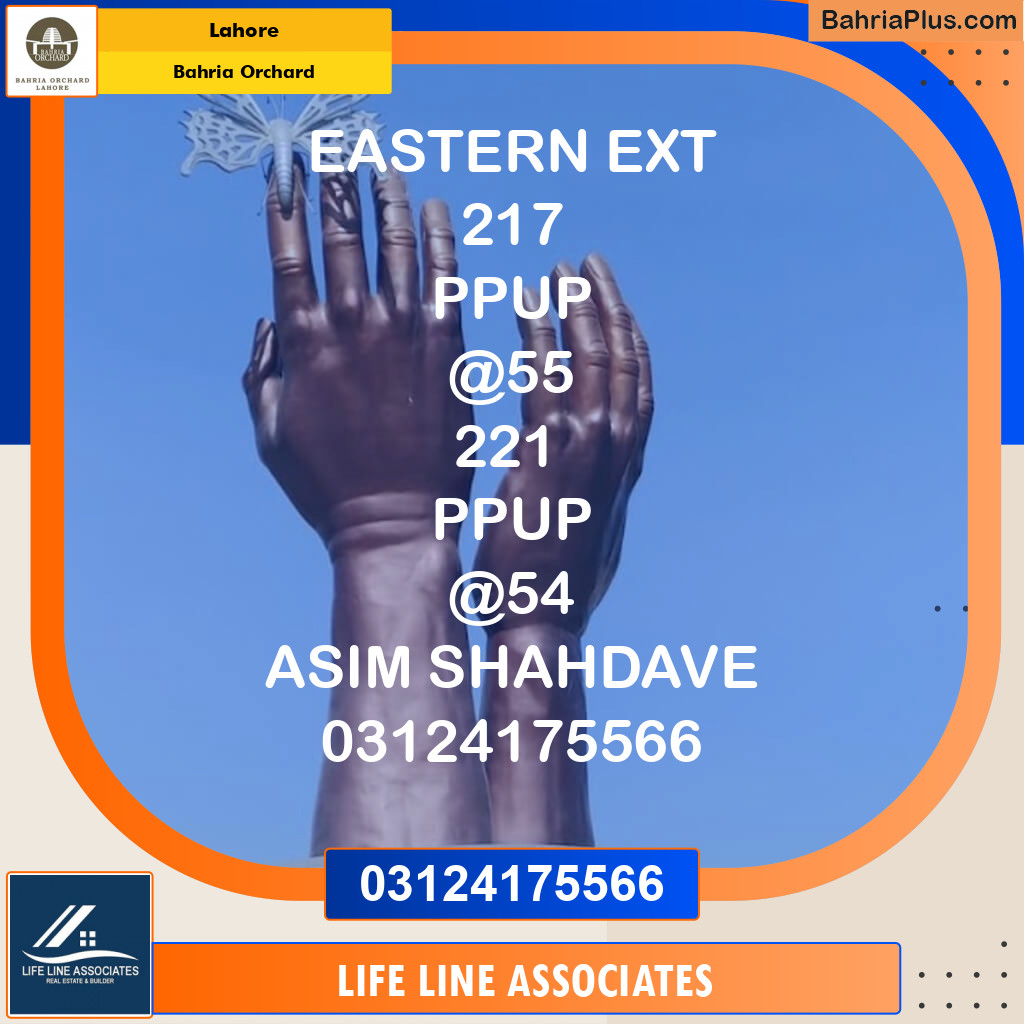 Residential Plot for Sale in Bahria Orchard, Lahore - (BP-124999)