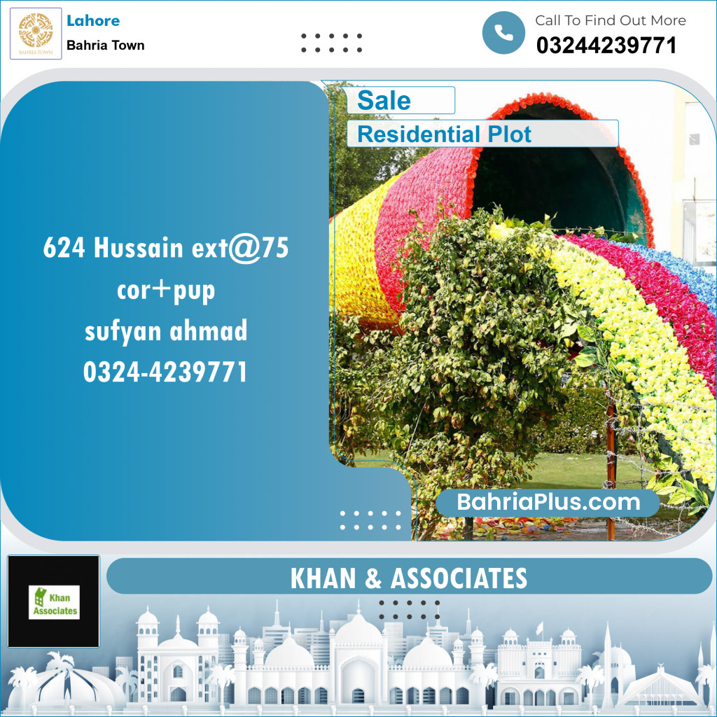 Residential Plot for Sale in Bahria Town, Lahore - (BP-125122)