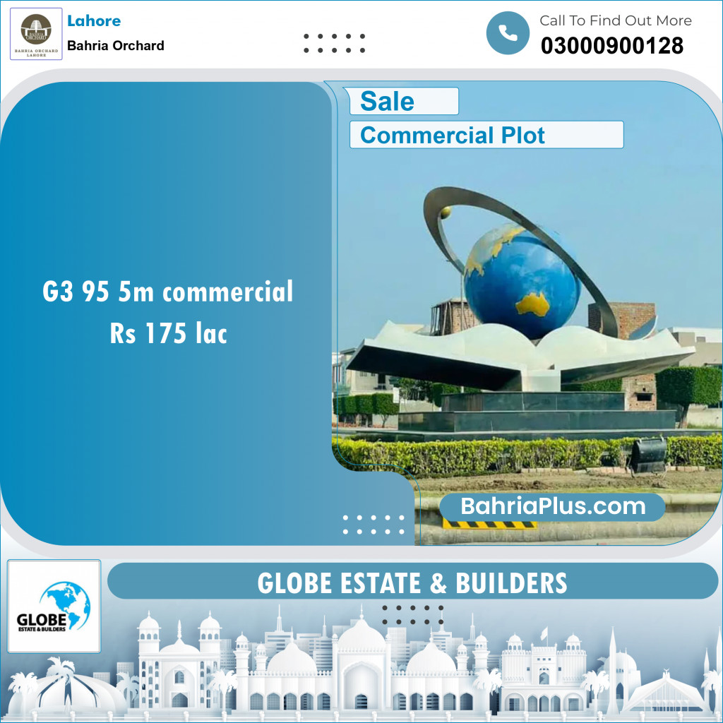 Commercial Plot for Sale in Bahria Orchard, Lahore - (BP-125257)