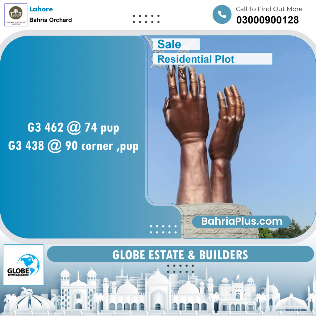Residential Plot for Sale in Bahria Orchard, Lahore - (BP-125259)