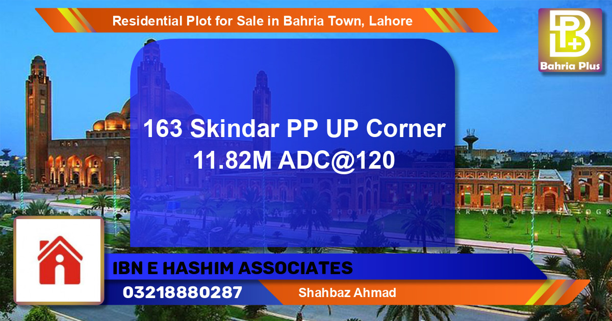 Residential Plot for Sale in Bahria Town, Lahore - (BP-125291)
