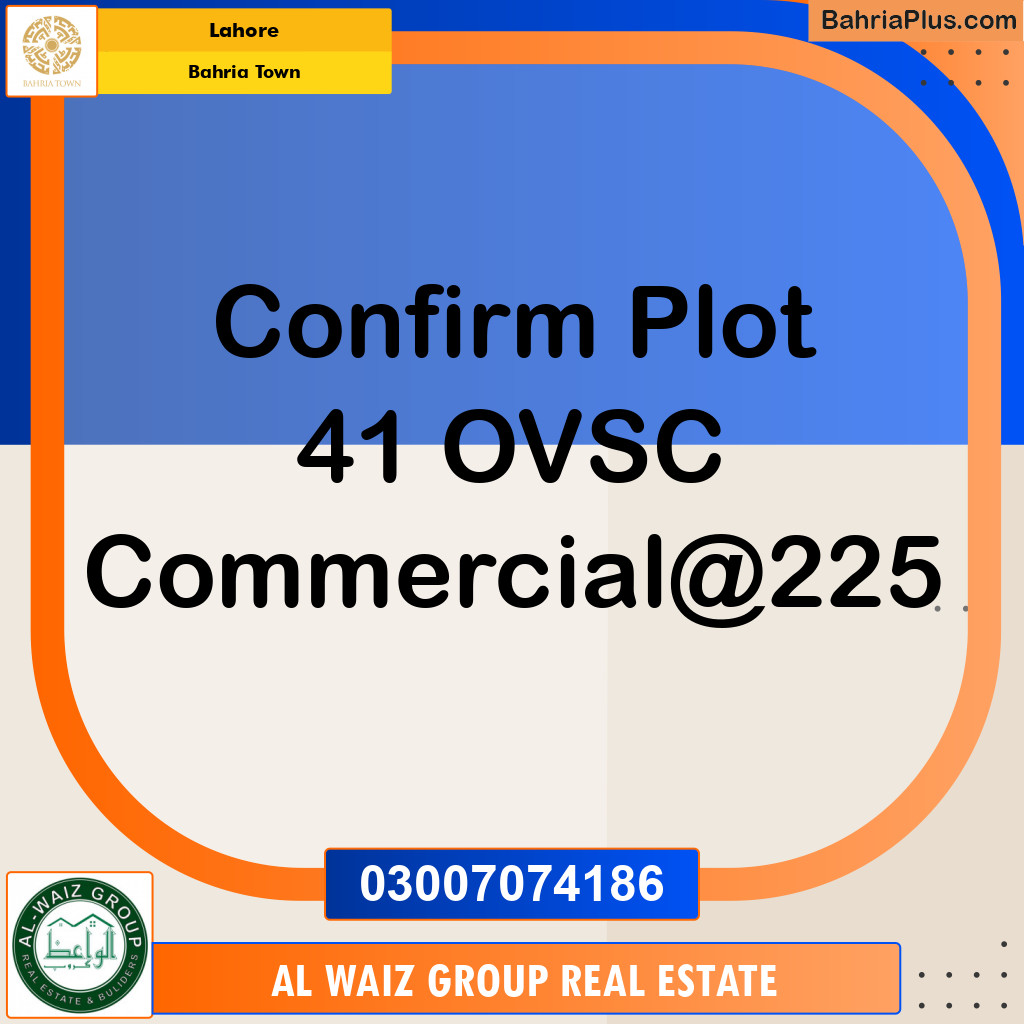 Residential Plot for Sale in Bahria Town, Lahore - (BP-125410)
