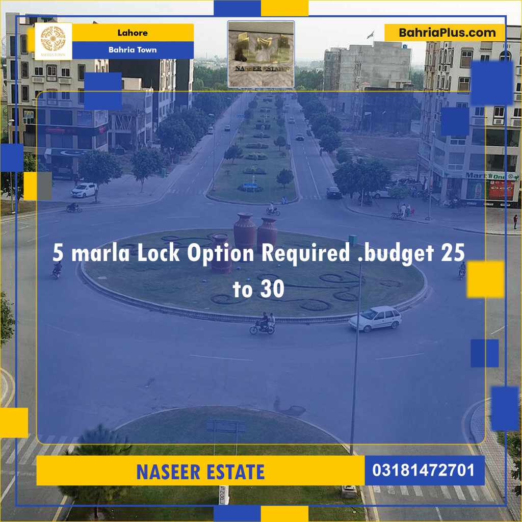 Residential House for Rent in Bahria Town, Lahore - (BP-125443)