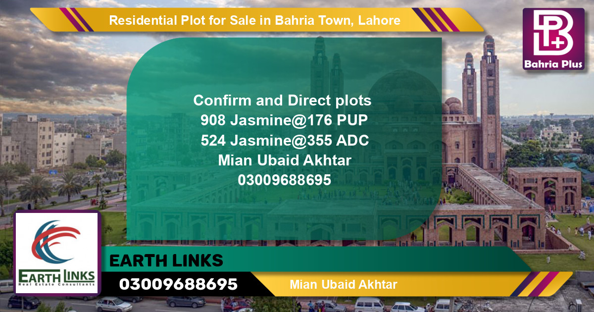 Residential Plot for Sale in Bahria Town, Lahore - (BP-125562)