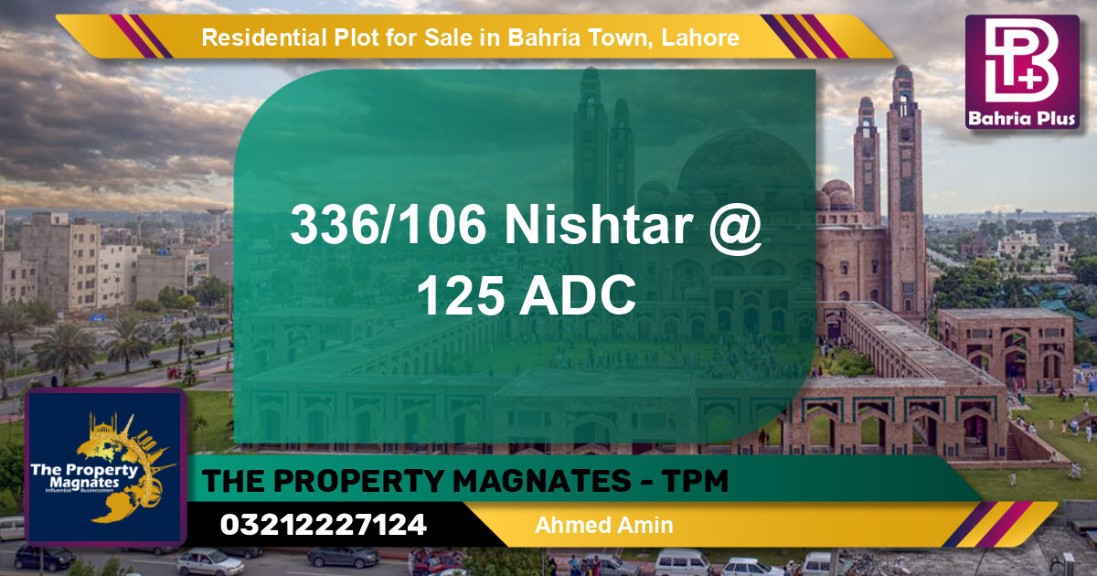 Residential Plot for Sale in Bahria Town, Lahore - (BP-125581)