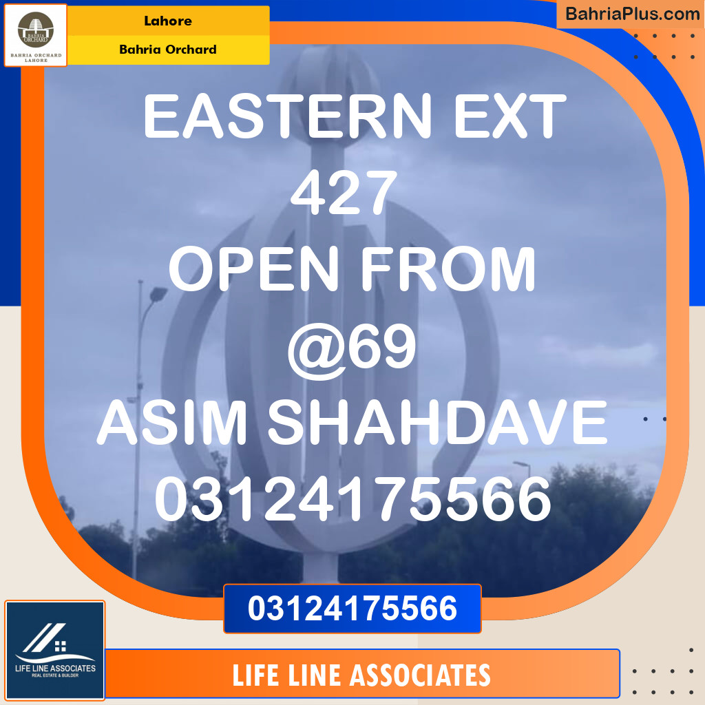 Residential Plot for Sale in Bahria Orchard, Lahore - (BP-125865)