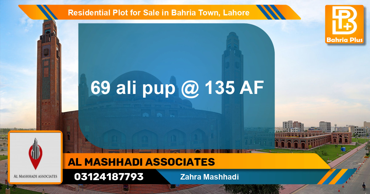 Residential Plot for Sale in Bahria Town, Lahore - (BP-125901)