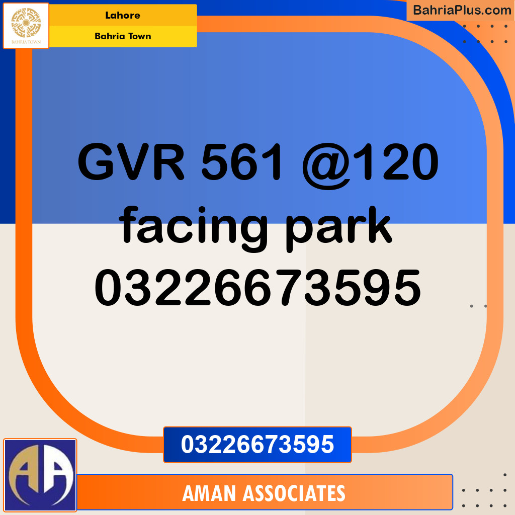 Residential Plot for Sale in Bahria Town, Lahore - (BP-126187)