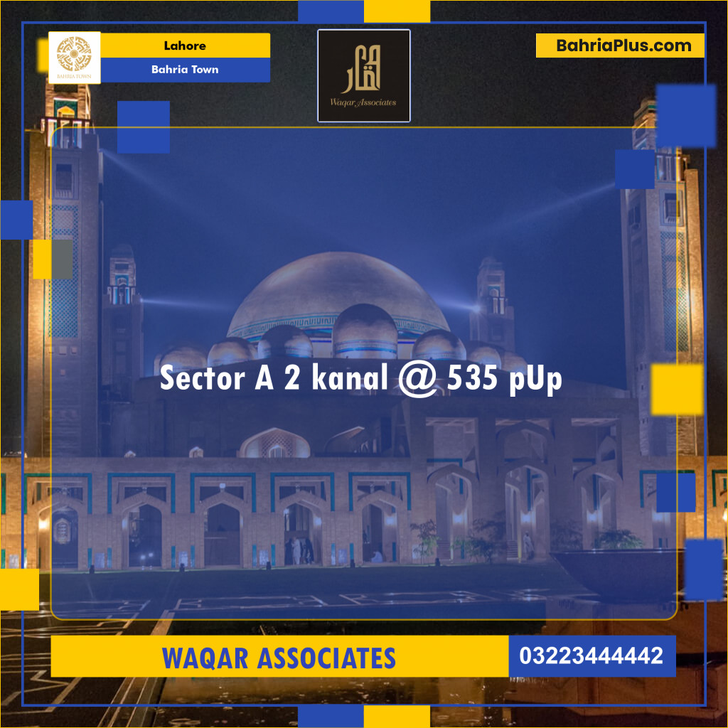 Residential Plot for Sale in Bahria Town, Lahore - (BP-126262)