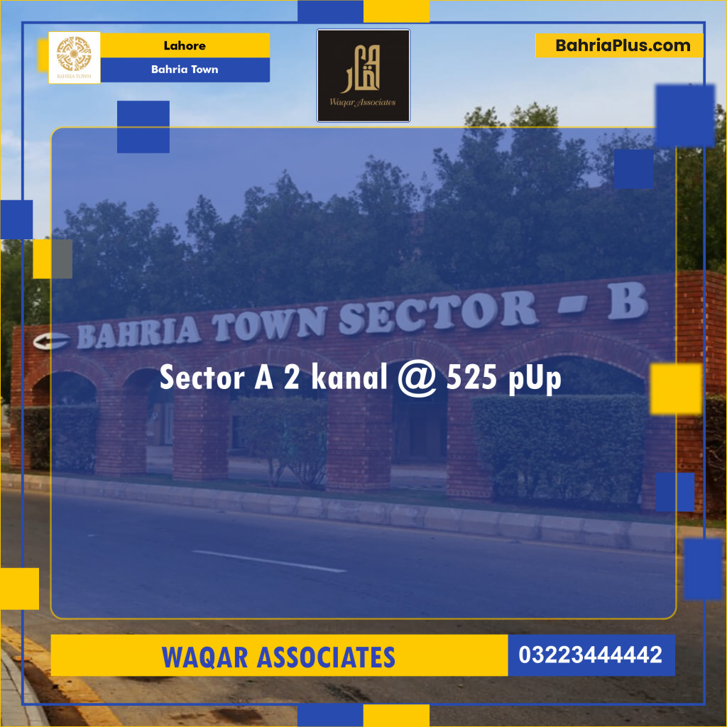 Residential Plot for Sale in Bahria Town, Lahore - (BP-126263)