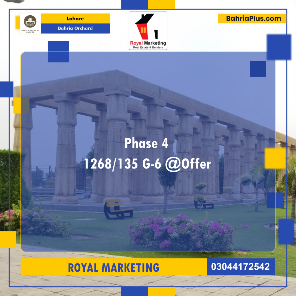 Residential Plot for Sale in Bahria Orchard, Lahore - (BP-126269)